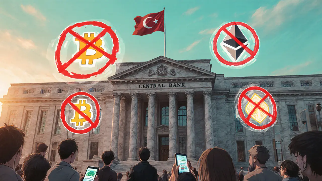 Restricciones cripto del Banco Central de Turquía 2025: Guía completa