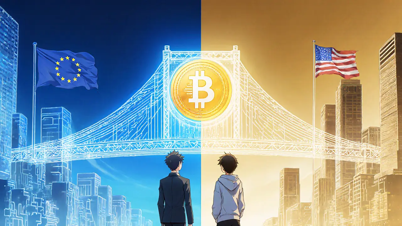 Regulación stablecoin: comparativa entre MiCA y el GENIUS Act