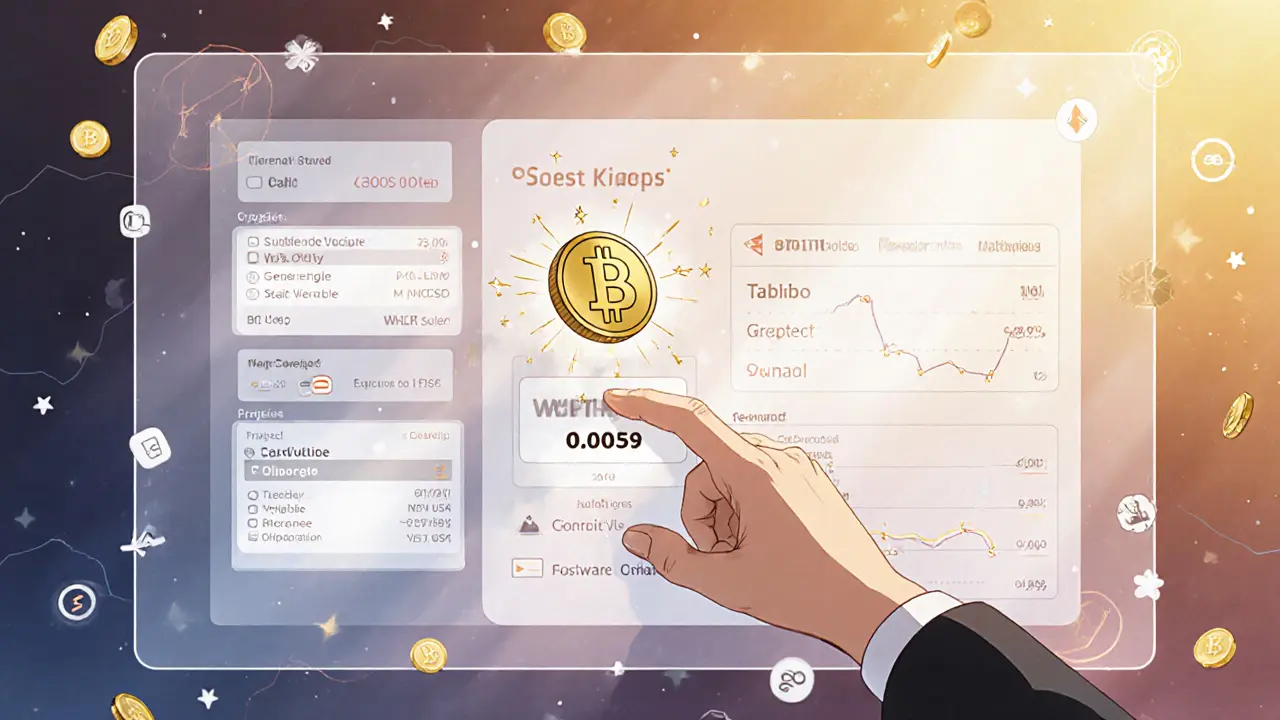 Inversor arrastra tokens WLTH a un proyecto holográfico con precios y volatilidad.