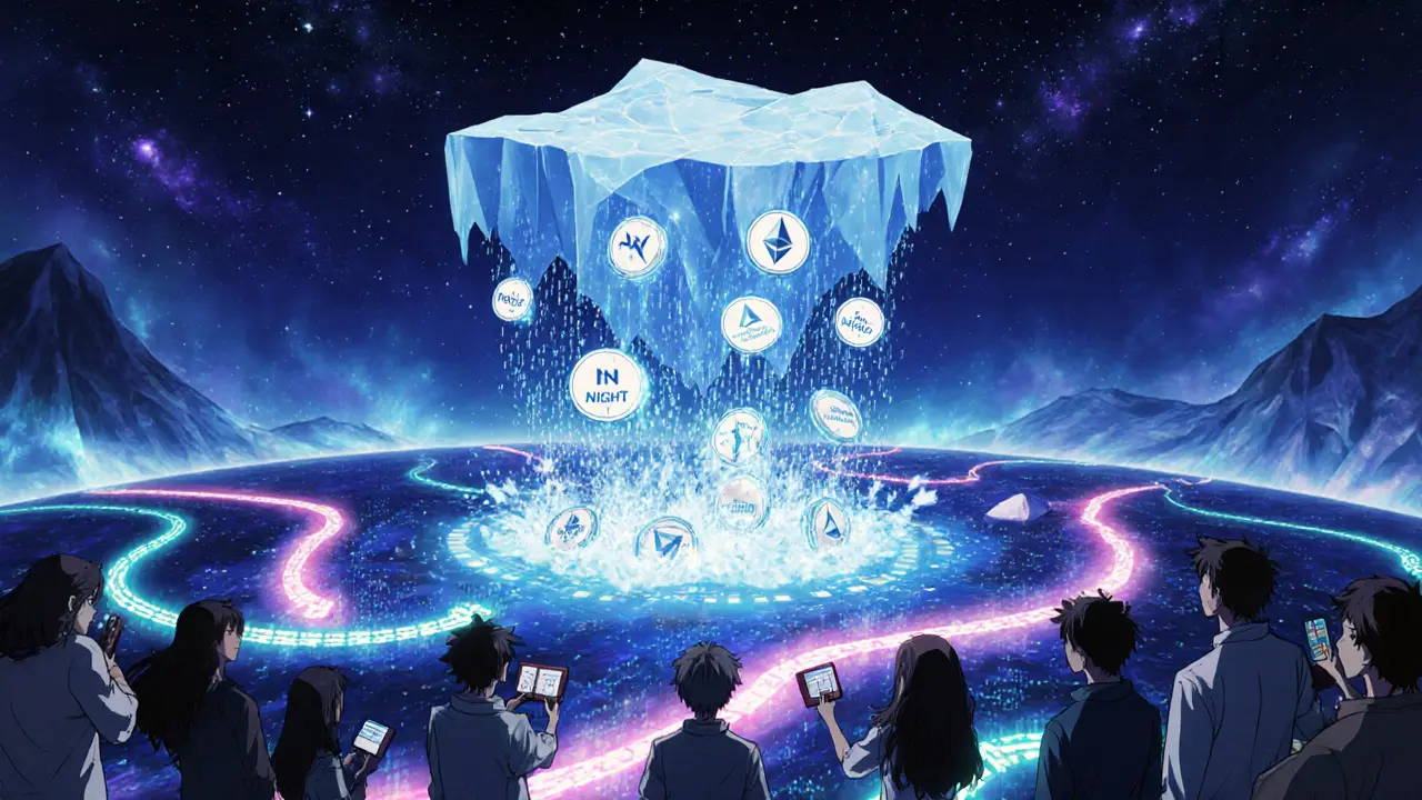 Midnight (NIGHT) Airdrop de Cardano: Detalles completos del Glacier Drop y cómo funcionó