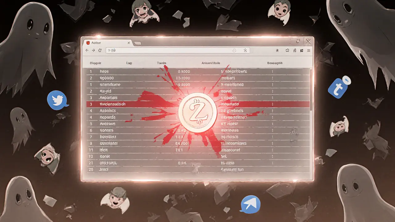 Una cadena de bloques muestra solo 21 direcciones brillantes mientras tokens se esparcen en la oscuridad.