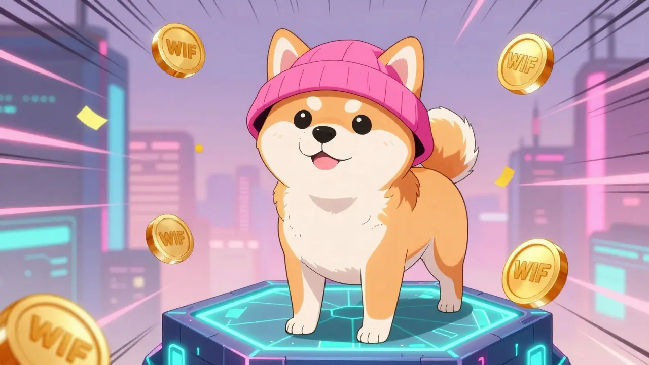 Qué es Dogwifhat (WIF): la moneda meme de Solana que viralizó internet con un perro de gorro rosa