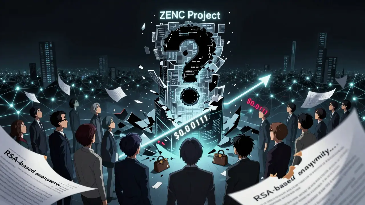 Torre de código colapsando en un agujero negro mientras inversores miran un gráfico falso que se desvanece.