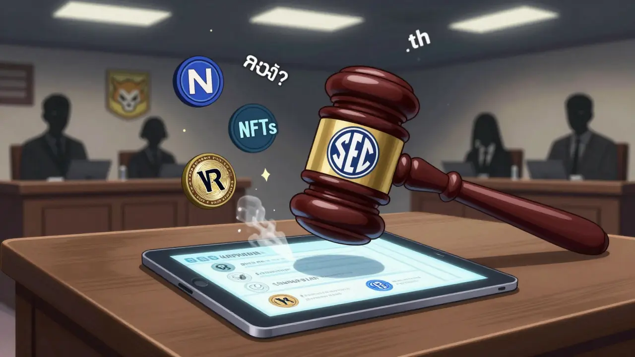 Un galo digital de la SEC aplasta tokens prohibidos mientras aparecen solo 37 criptomonedas aprobadas en un fondo tailandés.