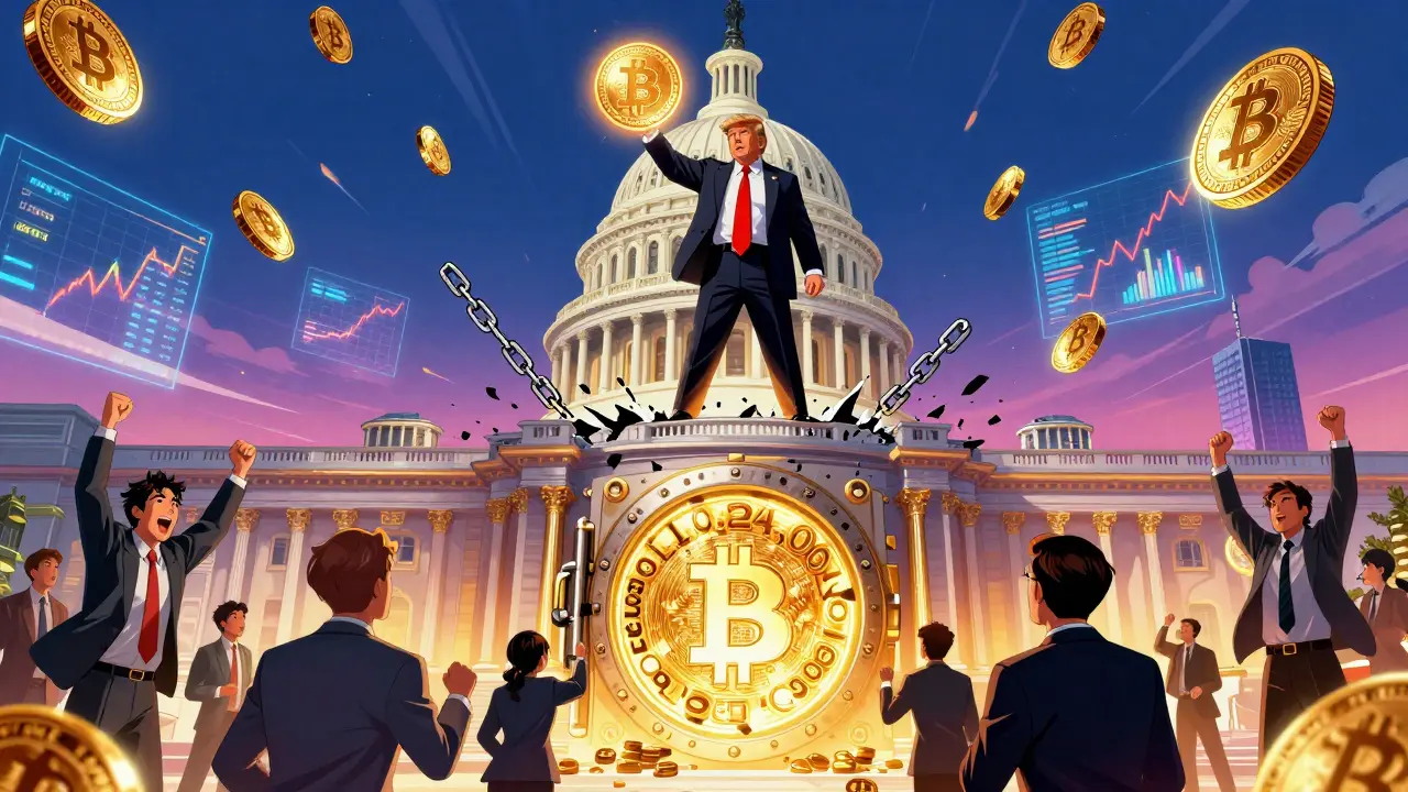 Reversión de la política de Trump sobre criptomonedas: los cambios regulatorios de 2025