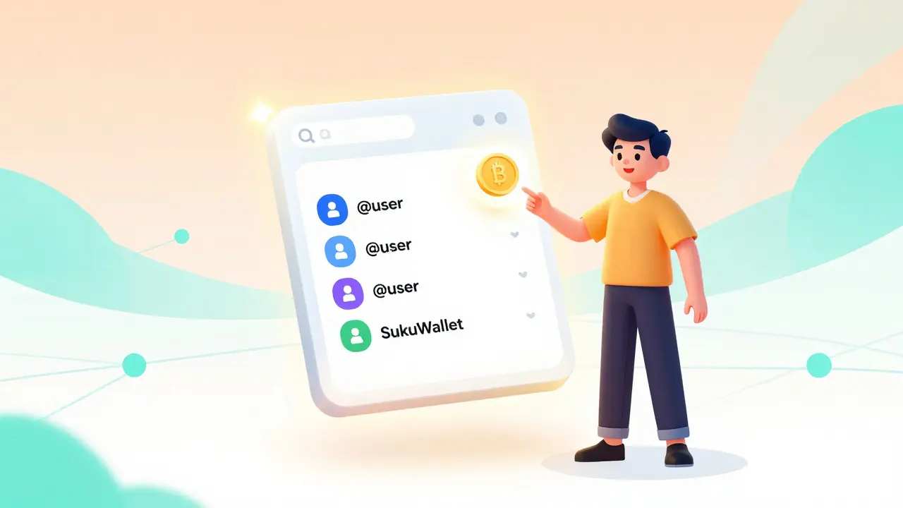 Anime estilo: Interfaz clara y segura de la billetera SukuWallet con luz dorada
