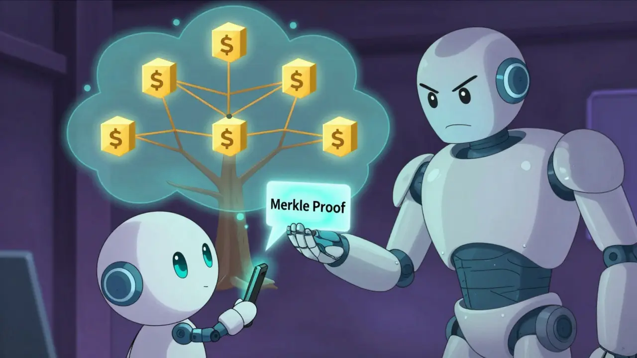 Anime: Robot pequeño recibe prueba Merkle de gigante