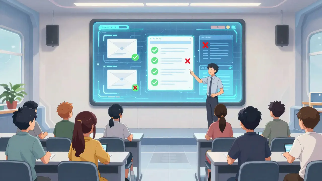 Entrenamiento educativo contra el phishing en entorno futurista
