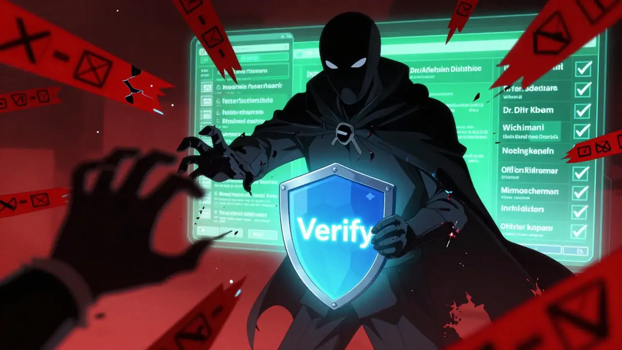 Escena anime de ciberseguridad: usuario protegido contra estafas de phishing digitales