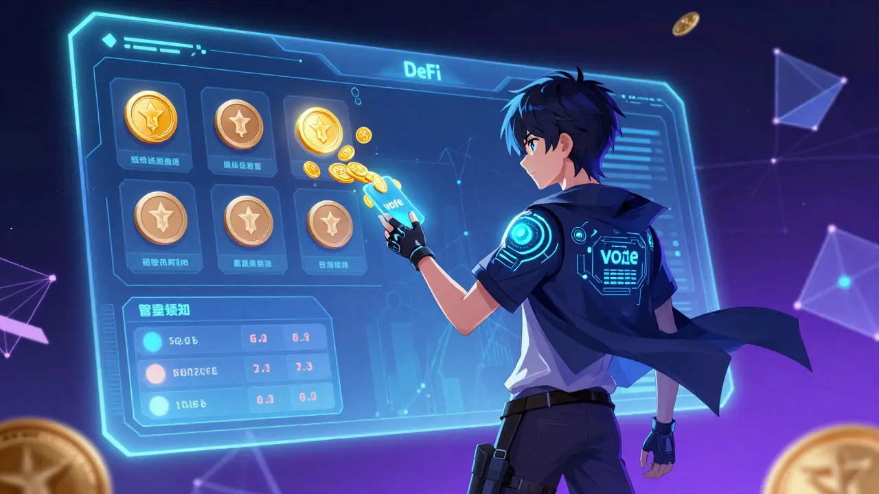 Staking de Tokens de Gobernanza: Cómo Ganar Recompensas y Votar en DeFi