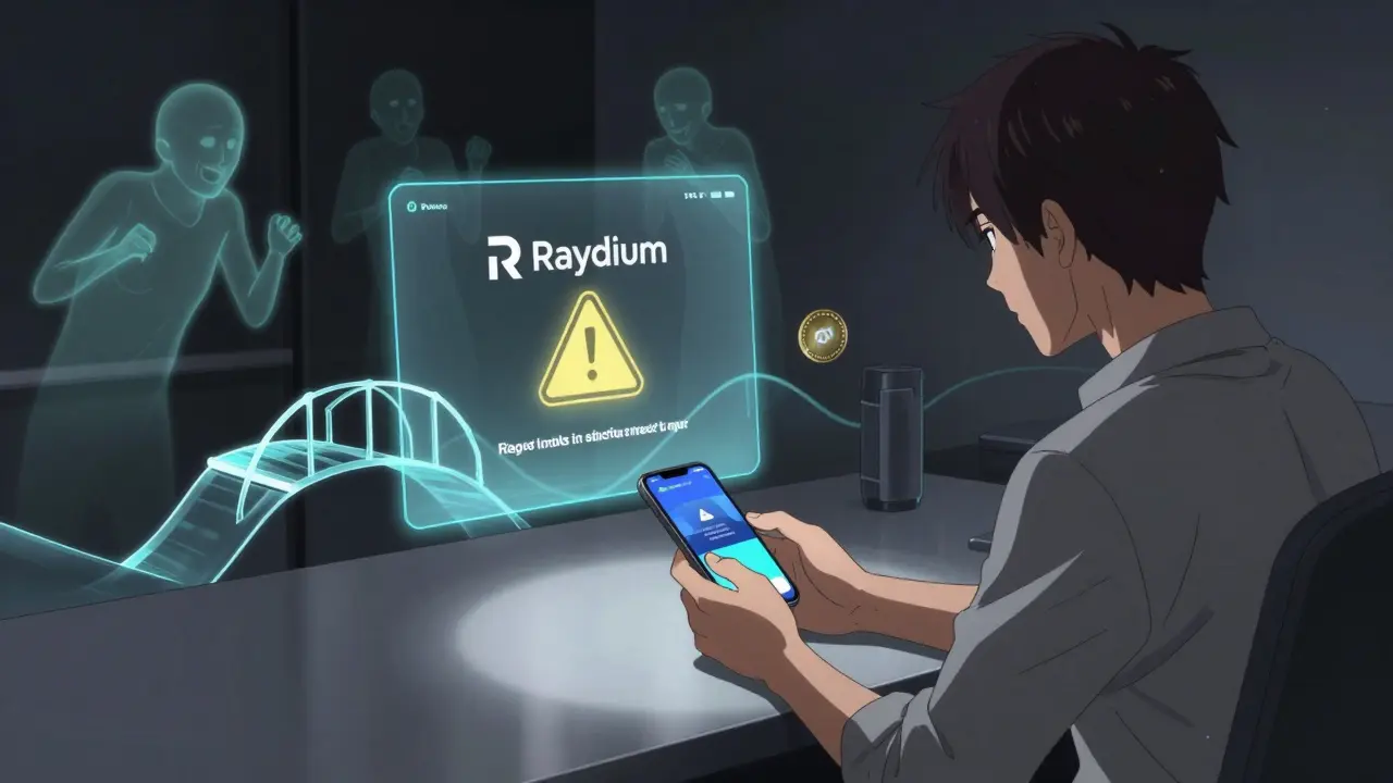 Un usuario conecta su billetera digital con precaución ante advertencias de liquidez baja