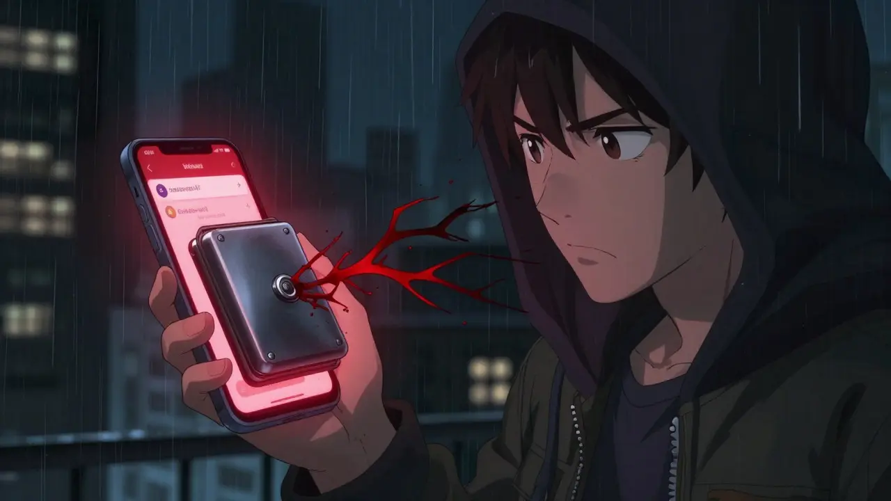 Anime de usuario protegiendo billetera fría contra amenazas digitales